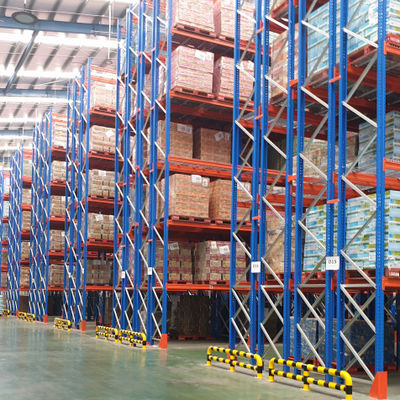 Industrial Warehouse High Density Storage Double Deep Pallet Racking System