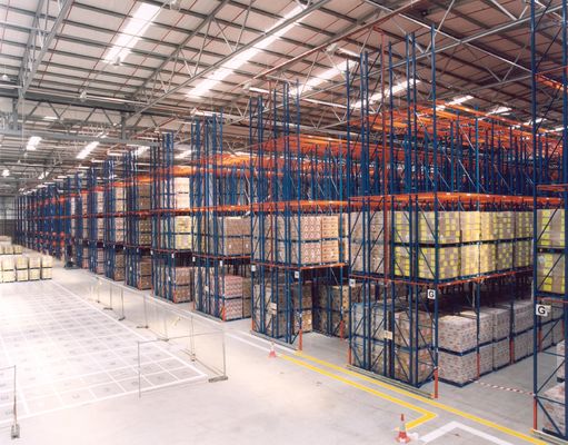 Warehouse Double Deep Pallet Racking for High Density Storage Cargoes