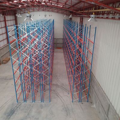 High Density Double Deep Pallet Racking For Industrial Warehouse Storage