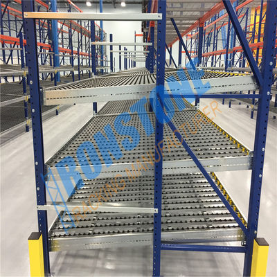 Pallet Live Storage Racking System Pallet Flow Rack Corrosion Protection