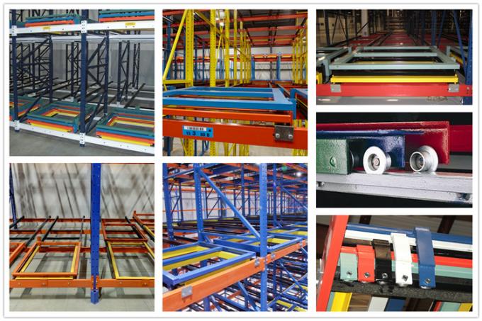 Warehouse Push Back Pallet Racking System